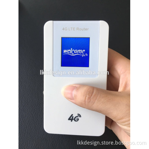 Mini Mobile 3G 4G Wifi Router LCD Screen Wireless Router Power Bank Hotspot